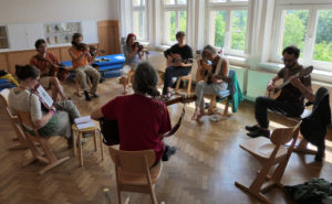 Atelier musique - Music workshop - Photo : Ludovic Roussille